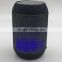 2016 LED flash mini colorful bluetooth speaker with TF card and FM radio