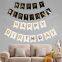 Rainbow Happy Birthday Banners - Fishtail Paper for Backdrop & Party Scene Decoration
