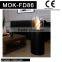 Ethanol freestanding fireplace with cylinder style