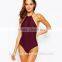(OEM ODM FACTORY)Wholesale High Quality Cheap Pretty Sexy One Piece Monokini Swimsuits For Women