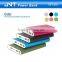 Dual outputs factory supply portable power bank ploymer cell portable power bank with 8000mah