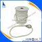 white 3-strand twisted or braided nylon polyester line anchor rope