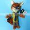 Zootopia animal fox Nick Wilde rabbit Judy Hopps plush stuffed toy