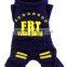 Blue Color Spring and Autumn Apparel USA FBI Printed Pet Fleece Dog Clothes