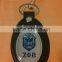 custom metal leather keychain / oval THE ZETA PHI BETA sigma registry engraved enamel leather metal key fob key ring