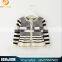 europe and american style knit pattern girls outfit strip kids cardigan girls sweater