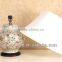 traditional table lamp with pottery in round shape