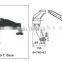 Plastic and mental Conveyor connection parts triangle chassis P757