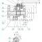 manual operation 2-PC stainless steel medium/low pressure flanged ball valve apply to gas/water/oil