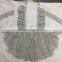 2015 New Design Toddler Girls Boutique Clothing Sets With Woven 100%cotton