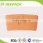 Disposable insulated hot coffee cup sleeves