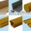 High quality pass ISO9001 FRP pultrusion fiberglass profile, frp profile/fiberglass support beam (Professional Manufacturer)