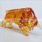 Fashion 24K Gold Plated Cow for Home Decoration