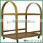 Bamboo Rolling Serving Cart