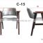 2016 new model comfortable upholstered sex chair / wooden dining chair