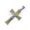 Wholesale product Kindy Jewelry JCN0326 stainless steel gold cross necklace pendant