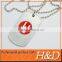 metal pat tag from chinese supplier