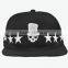 5panel 100% cotton hip-hop customized snapback caps