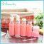 Beauchy 2016 nuo 6 pcs 50ml and 10g Pink PET Travel Bottle Set for girl
