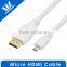 Micro type A to D HDMI cable for cellphone like HTC EVO 4G motorola