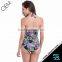 Women Sexy Tankini Halter Swimsuit Shorts Bathing Suit Set