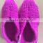Fashion Soft Acrylic Handmade Knitting Women's Indoor Floor Socks Shoes