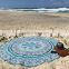 Wholesale Indian mandala bath yoga mat tassel turkish round beach towel                        
                                                                Most Popular