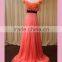 Manufacturers ribbon at waist custom made prom dress