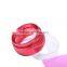 Nail Art round Silicone Stamper Stamping Transfer Image Scraper Plate Template