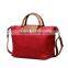 Alibaba express china fashion ladies leisure tote bag red genuine leather bag