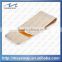 high quality business gift unique brrass blank silver money clip