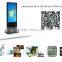 Indoor 55 inch advertising player WiFi 3G GPS digital signage kiosk for shopping mall