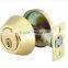 combo polished brass cylindrical knob lock / deadbolt lock lockset