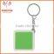 39"Custom Logo Promos Gifts Square Metal Tape Measure Key Tag Keychain