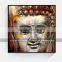 Wall art decor 3d buddha face oil painting on canvas shu171