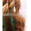 Fashion Bohemia handmade Hair Accessories Peacock Feather Tassels Hair Band Wrap Belt