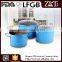 2016 Hard Anodized Blue cooking ceramic pot