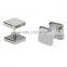 2 Pairs Faux [Fake] Cheater Style Steel 18G Square Plug Look Earlet Standard Earrings