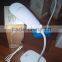 2015 new design dolphin rechargeable led clip reading lamp & flexible snake led reading lamp