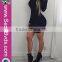 Latest Short One Piece Dress Long Sleeves Plus Size Fashion Dress Summer Sexy Bodycon Dress 2016