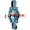 malleable iron shell block for manila rope single / double / triple sheave without shackle