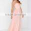 New design sweetheart peach maxi dress/gown princess long evening dress                        
                                                Quality Choice