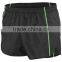 Custom Mens 100% Polyester Black Cargo Shorts