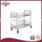 Apply to hotel and restaurant 2 Tiers Assembled Liquor and Wine Cart