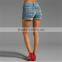 2015 scraped hand brush whiskered ripped cuffed jeans shorts JXH6603