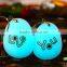 Green luminous decorative polished river pebble stone,green polished pebbles,garden pebbles for sale