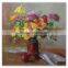 ROYI ART handmade Flower Canvas Painting hot sell in Italy