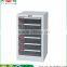 Office Efficiency Plastic PS Transparent Drawer Steel Filing Cabinet Magazine Newspaper Document Cabinet TJG A4G-112