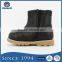 China Wholesale Small Size Baby Kids TPR Outsole Black Ankle Boots
