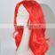 Long Flame Red Curls Wig Synthetic Red Costume Wig N255